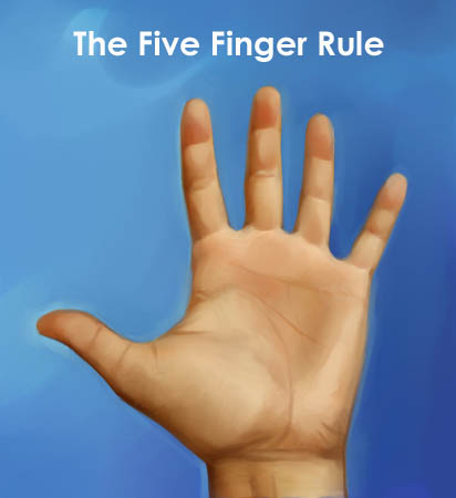five-finger-rule