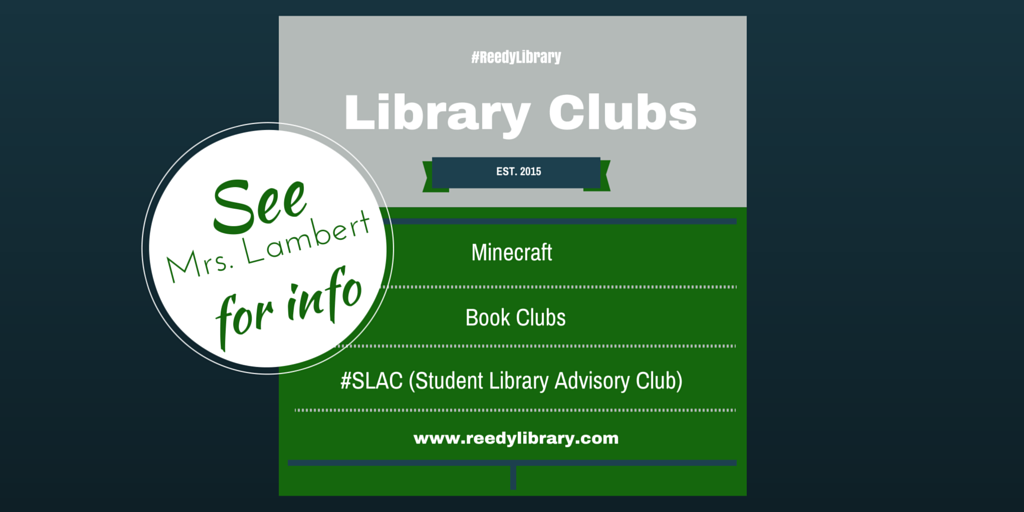 Blog Post Interested in Library Clubs-