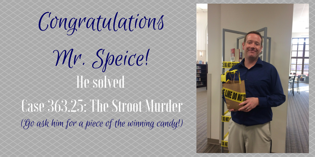 Congratulations Mr. Speice Blog Post Image