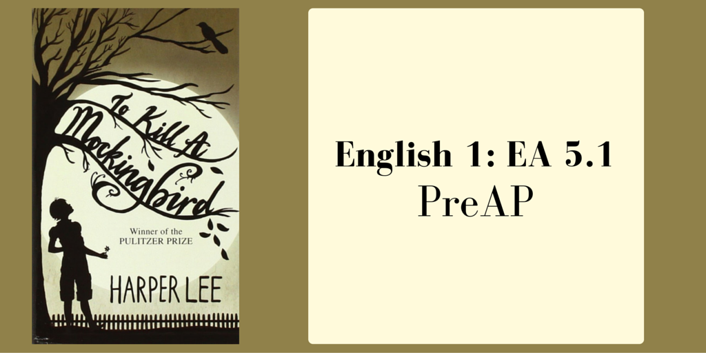 English 1 EA 5.1 PreAP Blog Post Banner