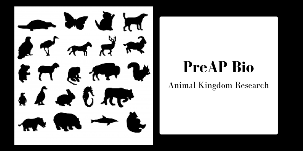PreAP Bio Animal Kingdom Blog Post Banner