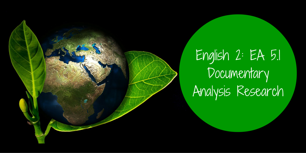 English 2 EA 5.1 Documentary Analysis Research Banner