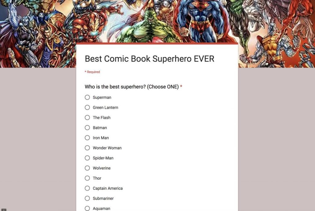 Reedy Library Who is the Best Superhero EVER?