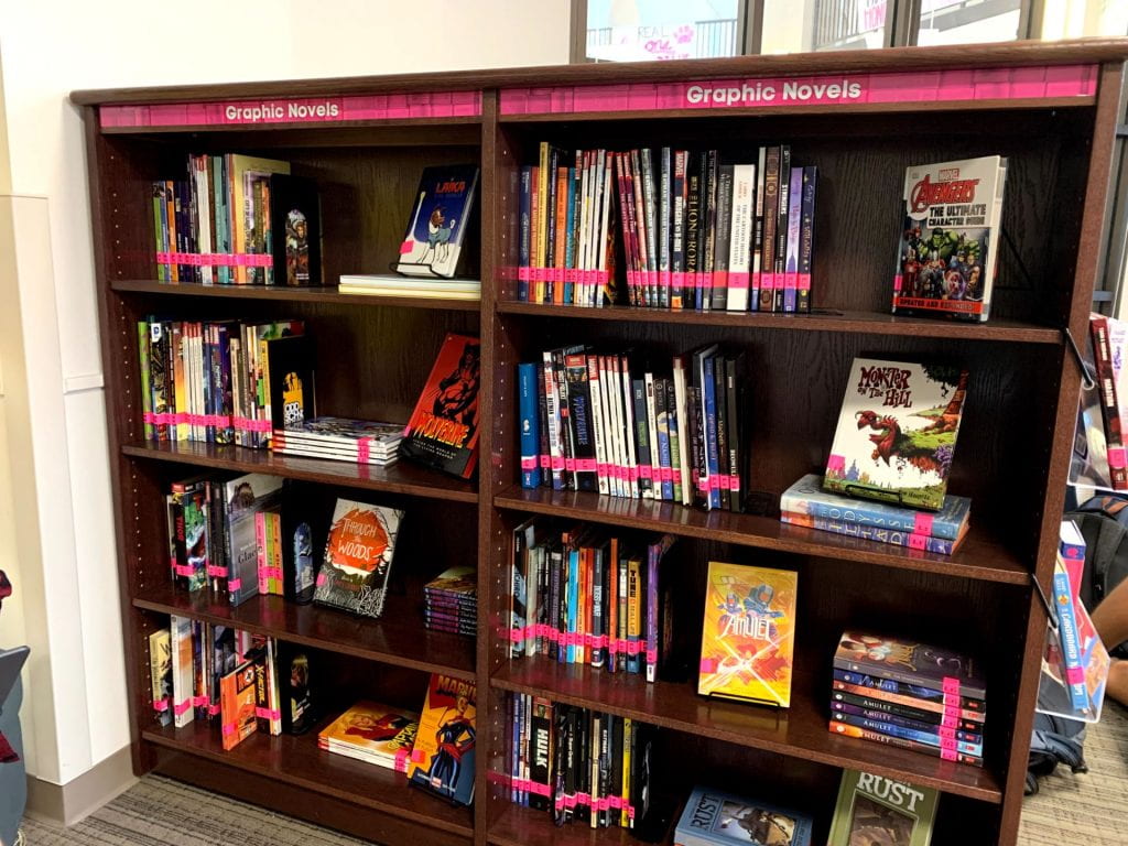 Duct Tape Shelf Markers - Library Learners